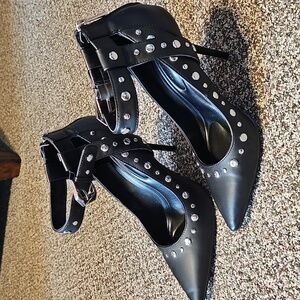 Jessica simpson black stilettos